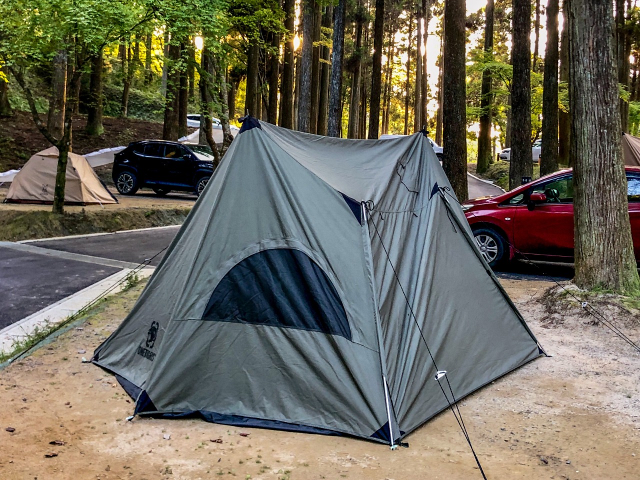 写真：レンタルできるキャンプテント