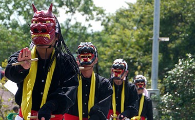 写真：太良嶽神社秋祭りの様子