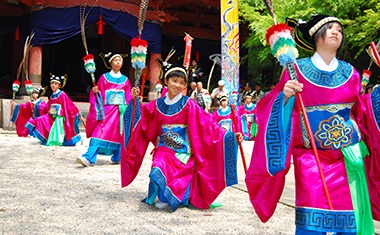 写真：多久聖廟釈菜の様子