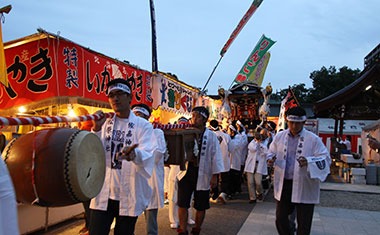 写真：佐嘉神社・松原神社秋祭 「日峯さん」の様子