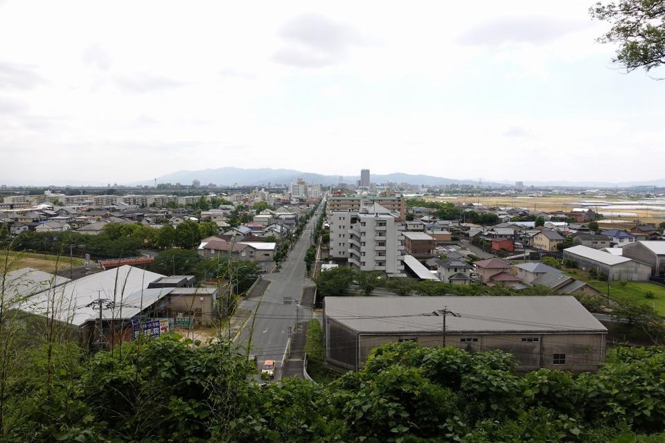 写真：神社から見える街の景色