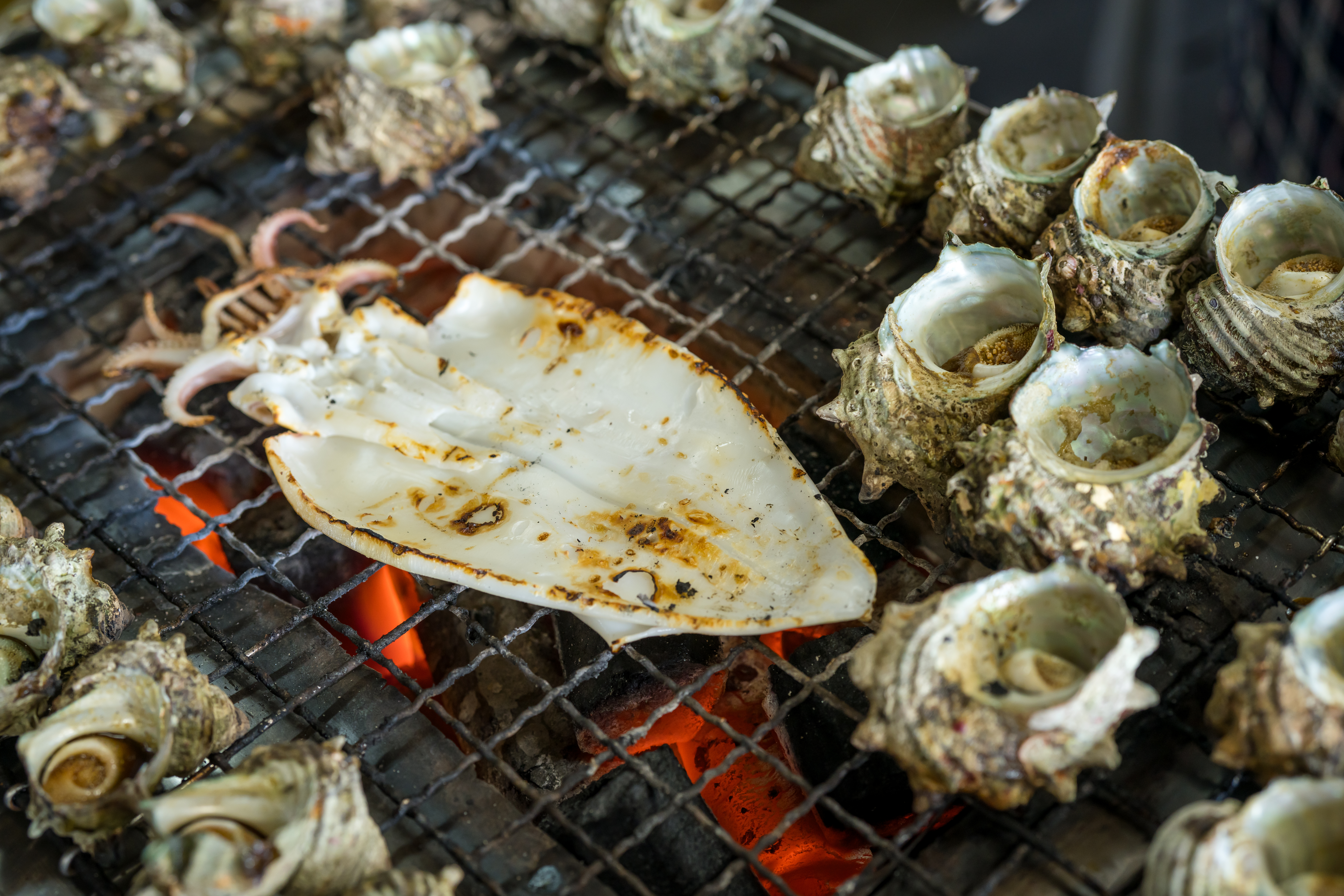 写真：波戸岬 サザエのつぼ焼き