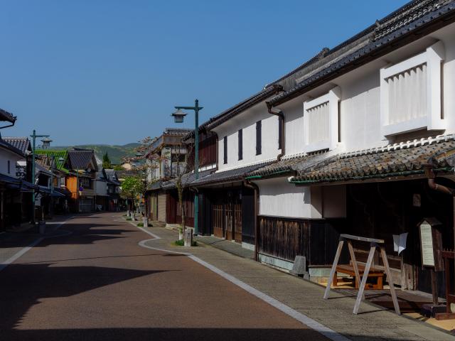 写真：塩田津の町並み