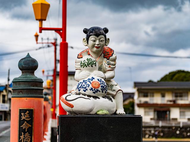 写真：延命橋(伊万里市街地)