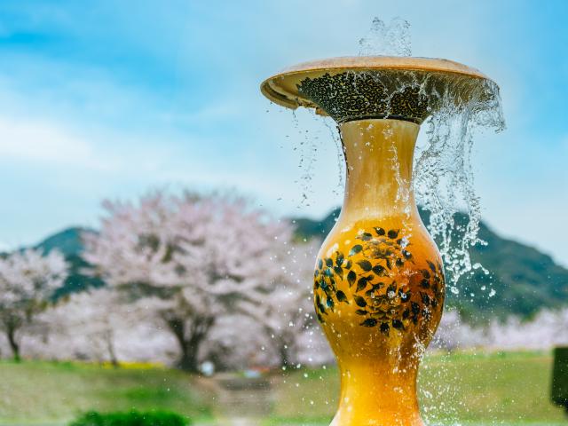 写真：有田ポーセリンパーク（桜）