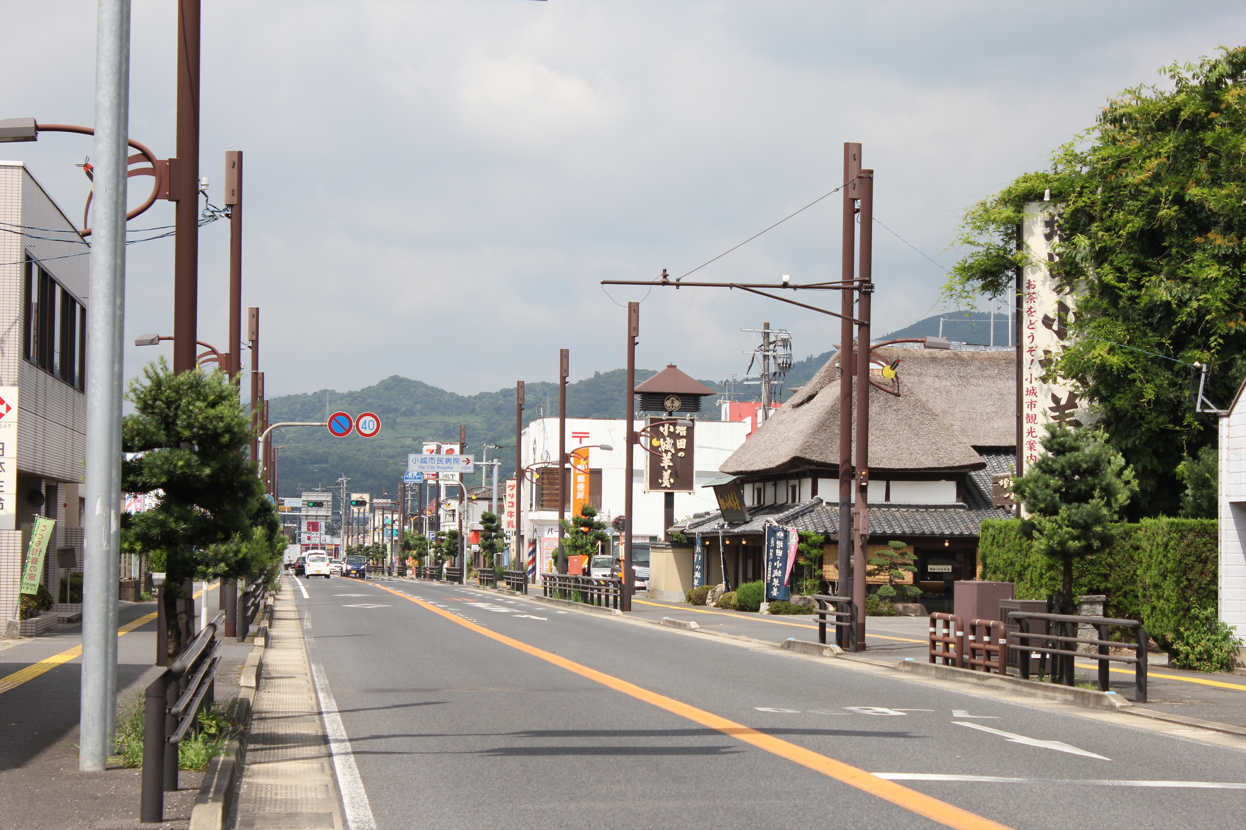 画像:小城の町並みの写真