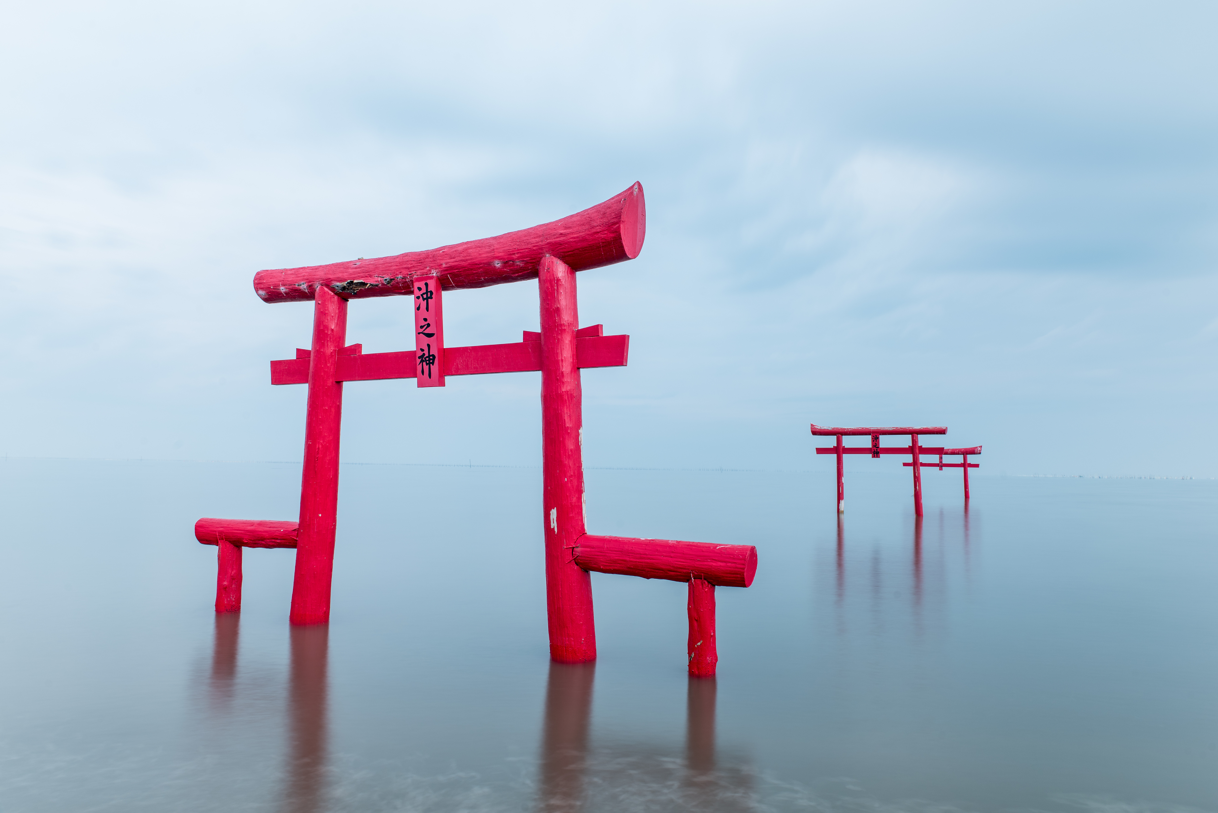 画像:大魚神社の海中鳥居の写真