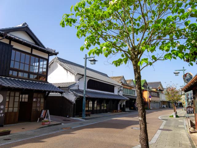 写真：塩田津の町並み