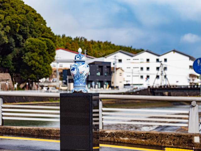 写真：幸橋(伊万里市街地)