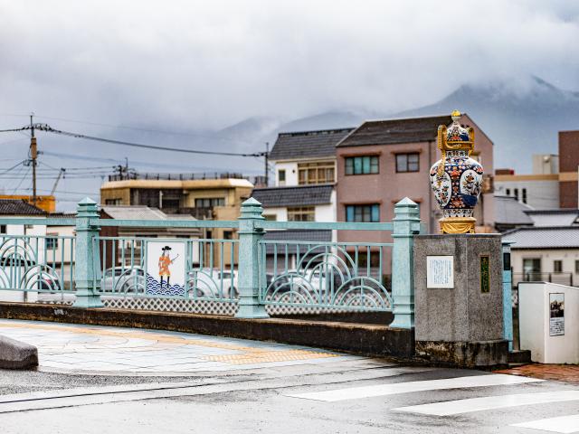 写真：相生橋(伊万里市街地)