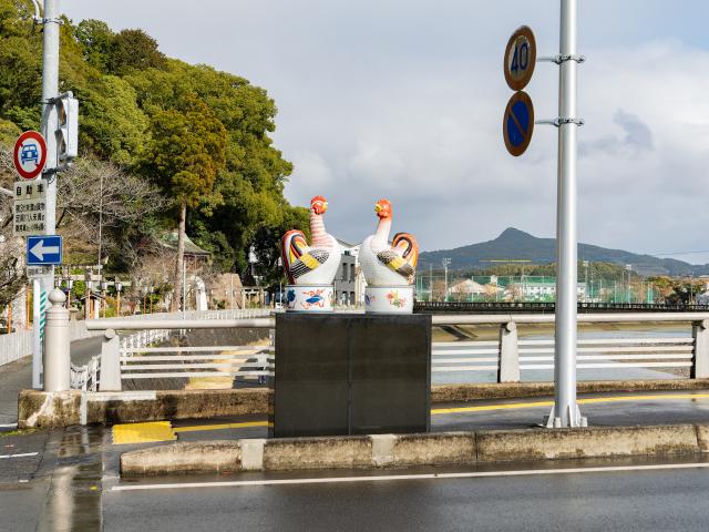 写真：幸橋(伊万里市街地)