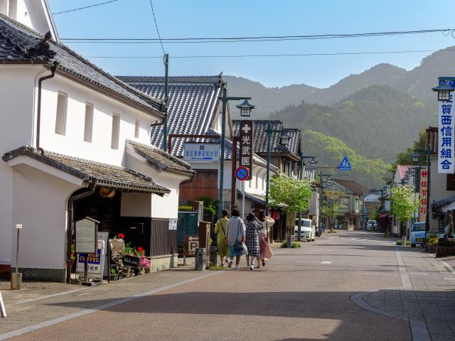 写真：塩田津の町並み