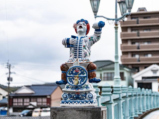 写真：相生橋(伊万里市街地)