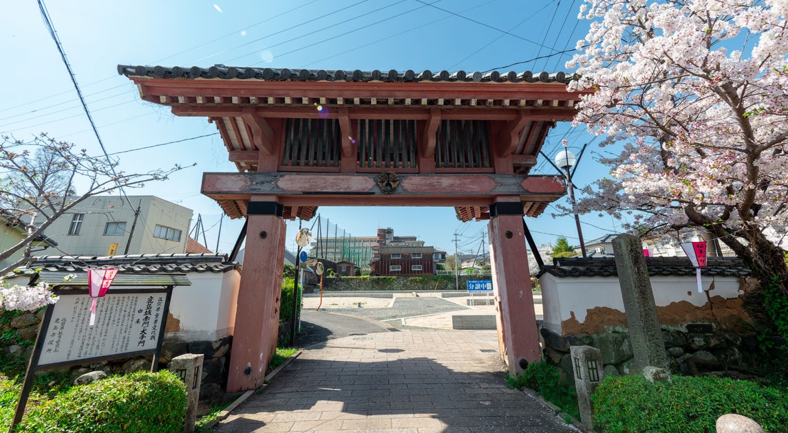 写真：鹿島城の大手門